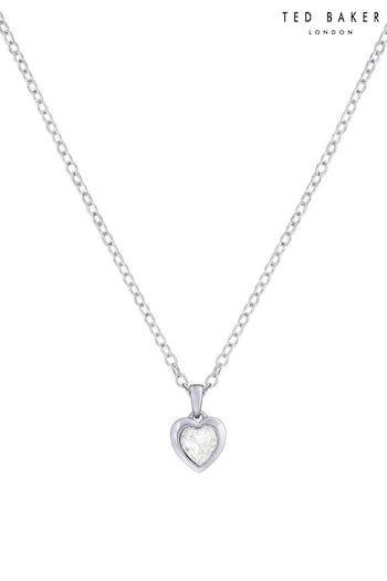 HANNELA: Crystal Heart Pendant Necklace For Women (D09166) | £30