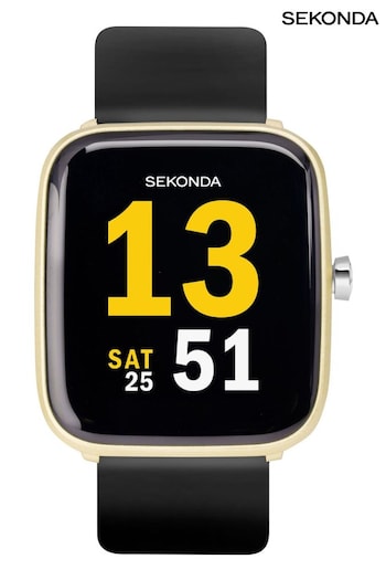 Sekonda Motion Black Silicone Strap Smart Watch (D09191) | £60