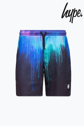 Hype. Boys Black Drips Kids Swim release Shorts (D09650) | £30