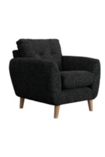 Casual Boucle/Charcoal Wilson Button Firmer Sit (D09709) | £425 - £1,750