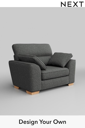 Casual Boucle/Charcoal Stamford Highback Firmer Sit (D09720) | £499 - £2,150