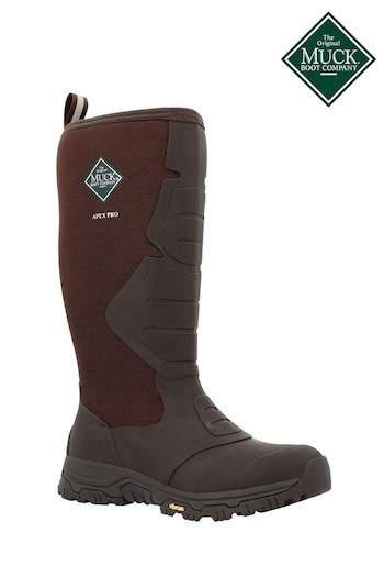 Muck Boots Apex Pro 16" Insulated Brown Wellies (D10489) | £275