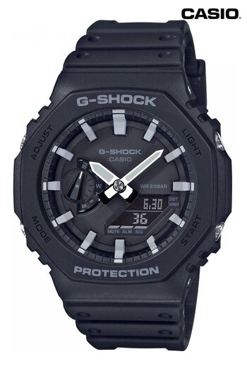 Casio 'Ocatgo Series' Black Plastic/Resin Quartz Chronograph Watch (D10605) | £100