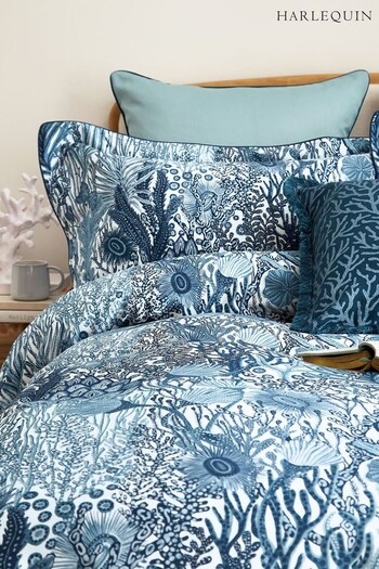 Harlequin Blue Acropora Pillowcase (D10759) | £24