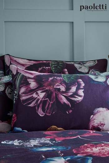 Riva Paoletti Set of 2 Purple Cordelia Piped Pillowcases (D11307) | £17