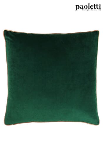 Riva Paoletti Green Hector Zebra Jacquard Cushion (D11317) | £18