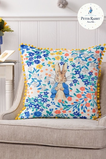 Peter Rabbit™ Multi Florelli Ditsy Bloom Cushion (D11402) | £18