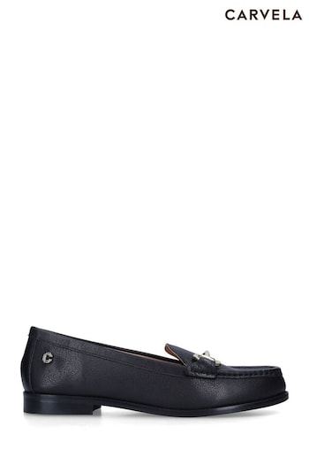 Carvela Comfort Black Snap Shoes rung (D11596) | £99