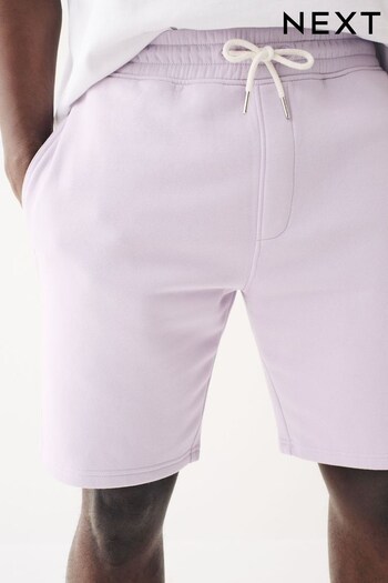 Lilac Purple Soft Fabric Jersey Shorts (D12264) | £18