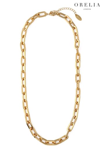 Orelia London Gold Tone Large Link Chain Necklace (D12787) | £30