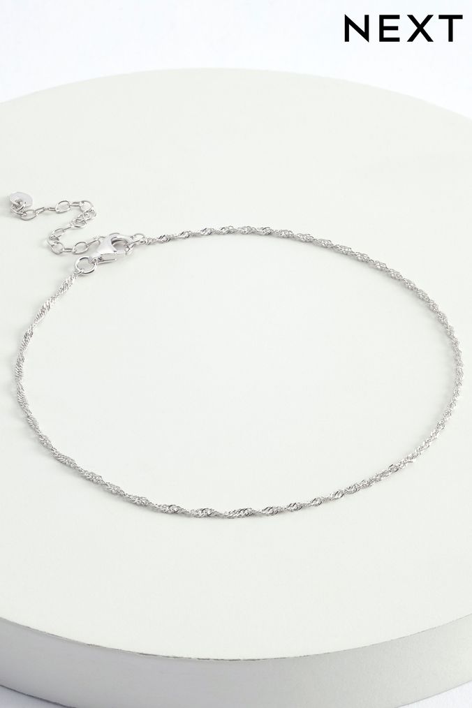 Silver leg chain price outlet