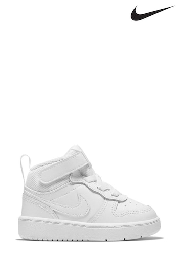 Nike White Court Toddler Borough Mid Trainers (D14269) | £38