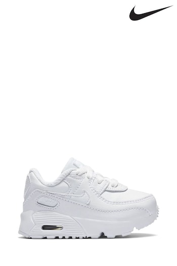 Nike White Air Max 90 Infant Trainers (D14270) | £50