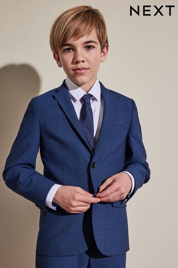 Blue Premium Wool Blend Suit: Jacket (12mths-16yrs) (D14370) | £55 - £67
