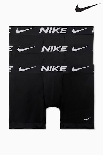 Nike DRI-Fit Essential Micro Black Boxer Briefs 3 Pack (D14919) | £32
