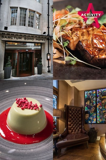AS Wine and Dine for Two at The Sanctum Soho Hotel (D15140) | £79