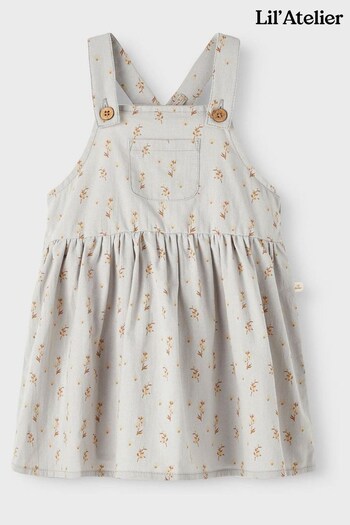 Lil Atelier Multi Daisy Pinafore Dress (D15389) | £14.50