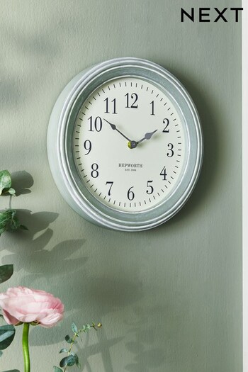 Sage Green Wolton 30cm Wall Clock (D15849) | £30