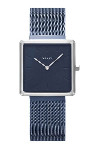 Obaku Ladies Blue Kvadrat Arctic Watch (D15907) | £179