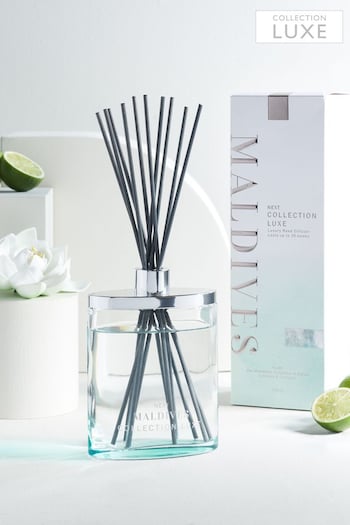 Collection Luxe Maldives Waterlily and Musk 400ml Fragranced Reed Diffuser (D15950) | £30