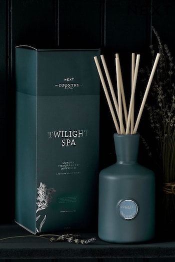 Country Luxe Twilight Spa Lavender and Cardamom 400ml Fragranced Reed Diffuser (D15954) | £30