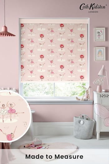 Cath Kidston Pink Kids Ballerinas Made To Measure Roller Blinds (D15961) | £58