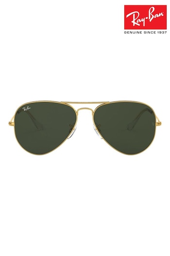 Ray-Ban Medium Aviator Coinflip Sunglasses (D16026) | £146