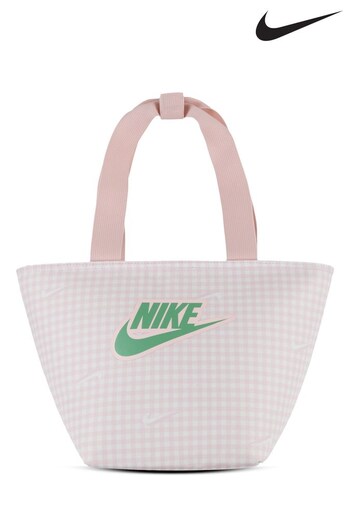 Nike Pink Gingham Kids Lunch Bag and Picnic Blanket (D16204) | £30
