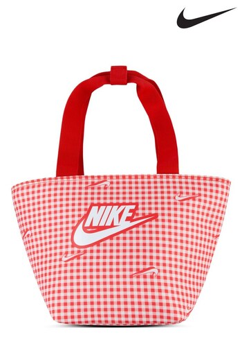 Nike Red Gingham Kids Lunch Bag and Picnic Blanket (D16205) | £30