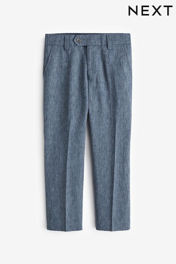 Blue Linen Suit Trousers (12mths-16yrs) (D16317) | £20 - £35