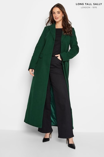Long Tall Sally Green Long Formal Coat (D16354) | £105