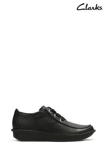 Clarks Black Leather Funny Dream Paris Shoes (D16778) | £80