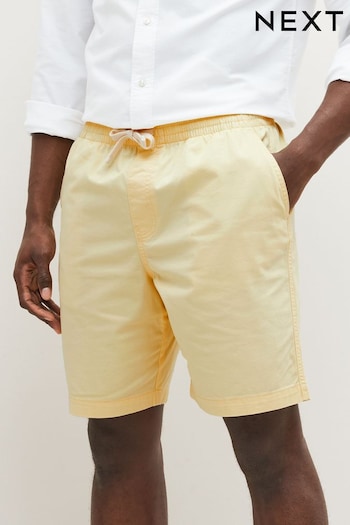 Yellow Drawstring Waist Shorts with Stretch (D16803) | £18