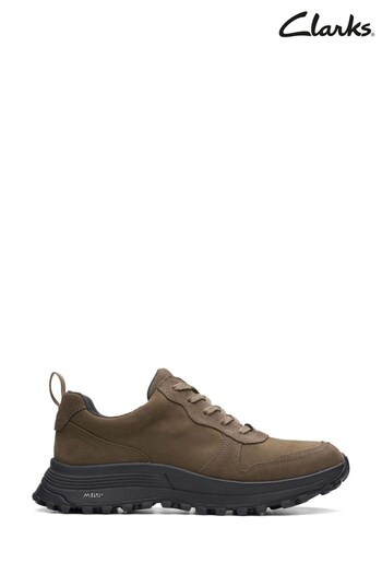 Clarks Green Standard Fit (F) Nubuck Atl Trek Free Up Shoes (D16909) | £100
