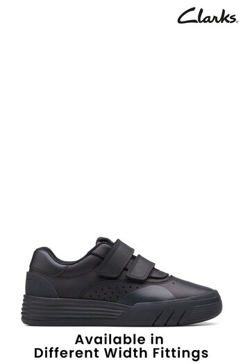 Clarks Black Multi Fit Leather Cica Go Shoes (D16980) | £50