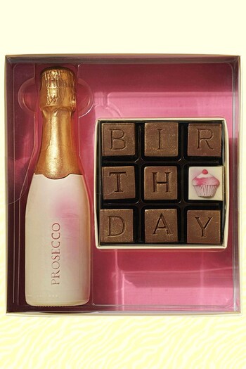 Choc on Choc Chocolate Prosecco and Birthday Gift Set (D17049) | £17