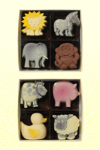 Choc on Choc Chocolate Farm And Safari Animals Gift (D17054) | £22
