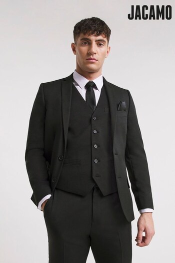Jacamo James Black Suit (D17064) | £90