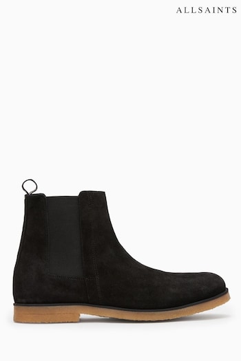 AllSaints Black Rhett Boots (D17331) | £169