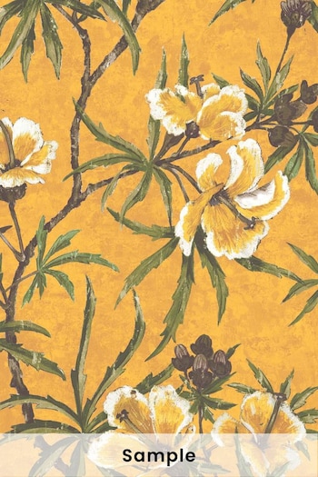 Woodchip & Magnolia Yellow Zen Sample Wallpaper (D17378) | £2