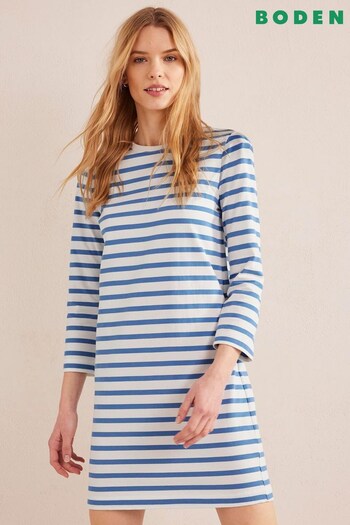 Boden Blue Jersey Mini T-Shirt Dress (D17535) | £60
