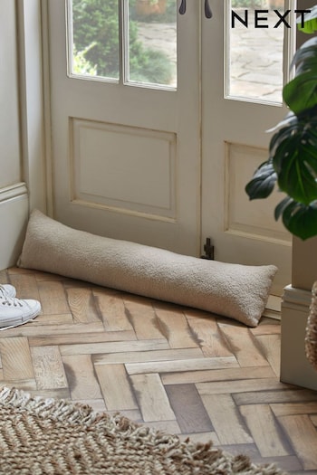 Natural Cosy Borg Draught Excluder (D17698) | £18