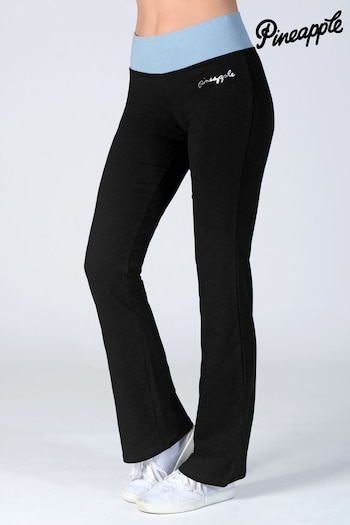 Pineapple Black Contrast Band Jersey Trousers (D18041) | £30