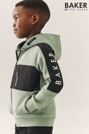 Baker by Ted Baker Panelled Zip Through Hoodie (D18190) | £32 - £36