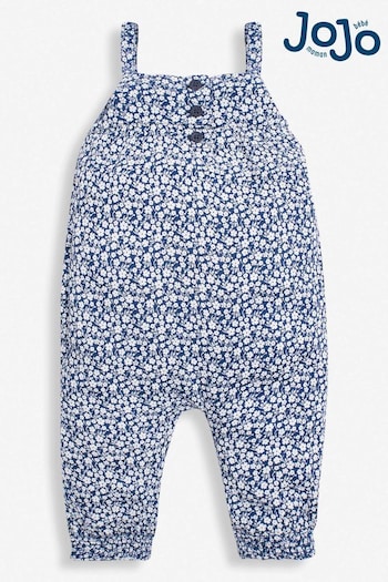 men polo-shirts Kids robes Navy Blue Ditsy Floral Jumpsuit (D18249) | £24