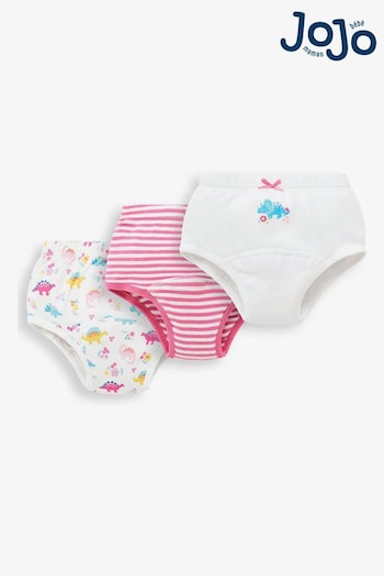 T-Shirts, Tops & Polos Pink 3-Pack Training Knickers (D18281) | £16