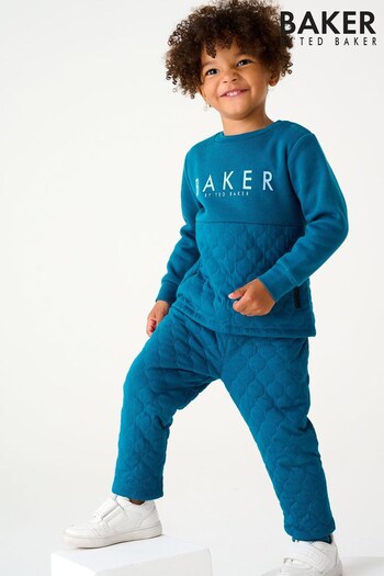 Baker by Ted Baker (0-6yrs) Quilted Sweater and Jogger Set (D18517) | £36 - £40