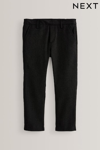 Black Pull-On Waist School Formal Stretch Skinny Trousers Bay (3-17yrs) (D18723) | £9 - £16