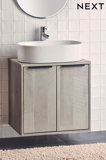 Grey Bronx Fitted Under Sink Vanity Unit (D18844) | £160