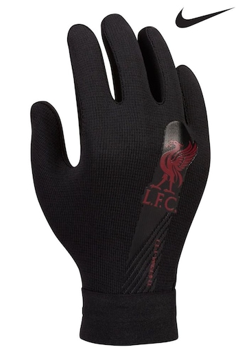 Nike svsm Black/Red Kids Liverpool FC Therma-FIT Gloves (D19577) | £23
